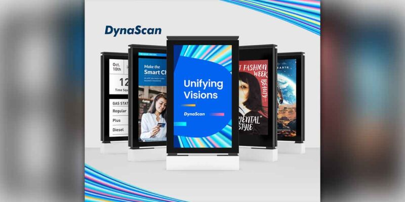 DynaScan Debuts Killer Outdoor Digital Signage Kiosks With Touch!