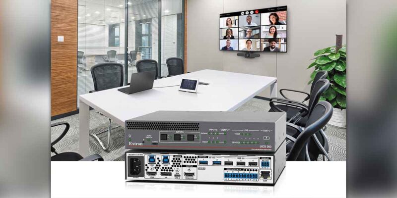 Extron Now Shipping UCS 303 Collaboration and Presentation Switcher