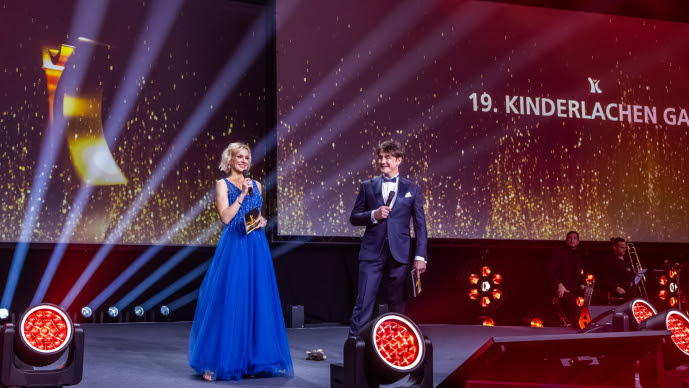 Kinderlachen Gala Shines with the PROLIGHTS Astra Series
