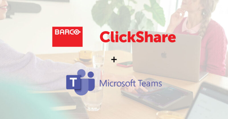 Barco ClickShare Now Provides Usage Insights Directly to Microsoft’s Teams Rooms Pro Management Portal