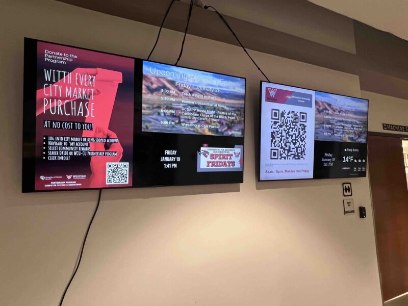 Carousel Digital Signage Flips the Script at Western Colorado University