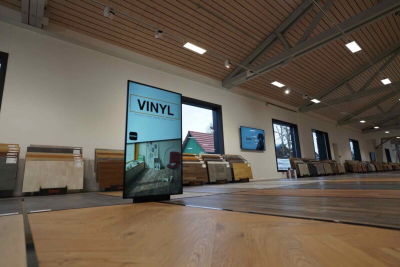 German Flooring Retailer Enhances Showroom Experience With nsign.tv Digital Signage