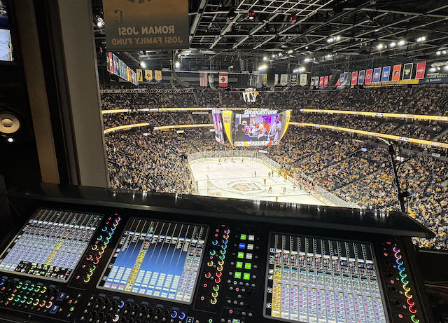 Bridgestone Arena Makes it a Hat Trick with a Third DiGiCo Desk