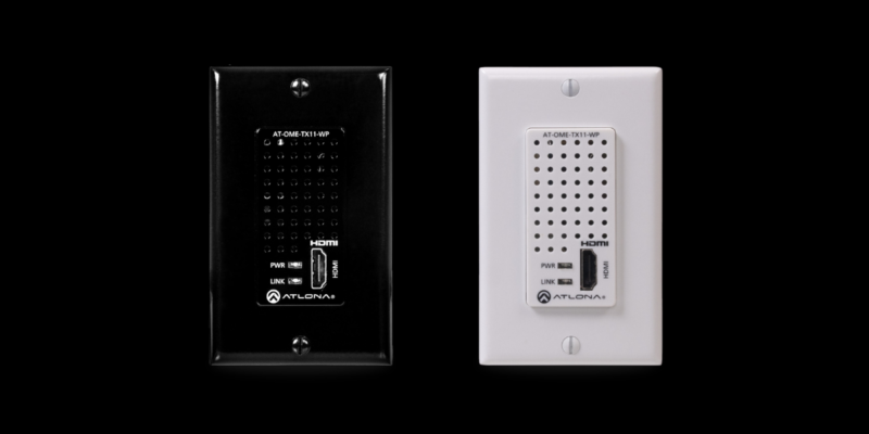 New Atlona HDBaseT Wallplate Fits Into Its Omega Series