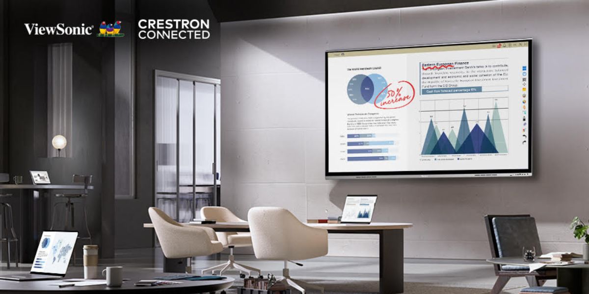 ViewSonic ViewBoard IFP62 series is Now Crestron Connected