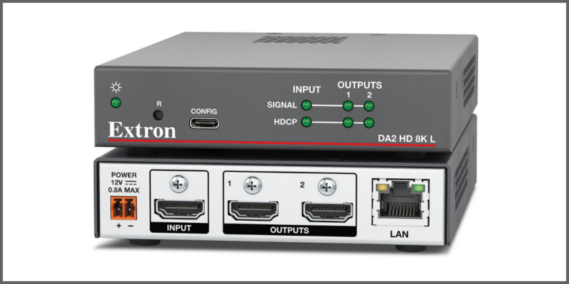 Extron Debuts HDMI Splitter Amplifier for MS Teams and It Can Do 8K Signals