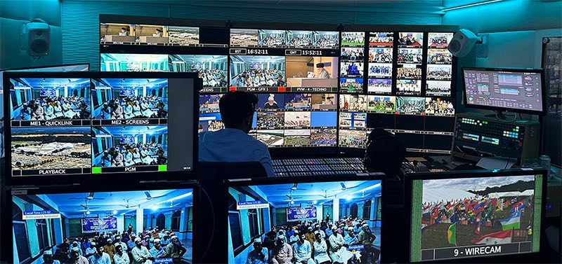 Quicklink Studio (ST55) Connects 80 Countries During MTA International’s Coverage of Jalsa Salana UK 2023