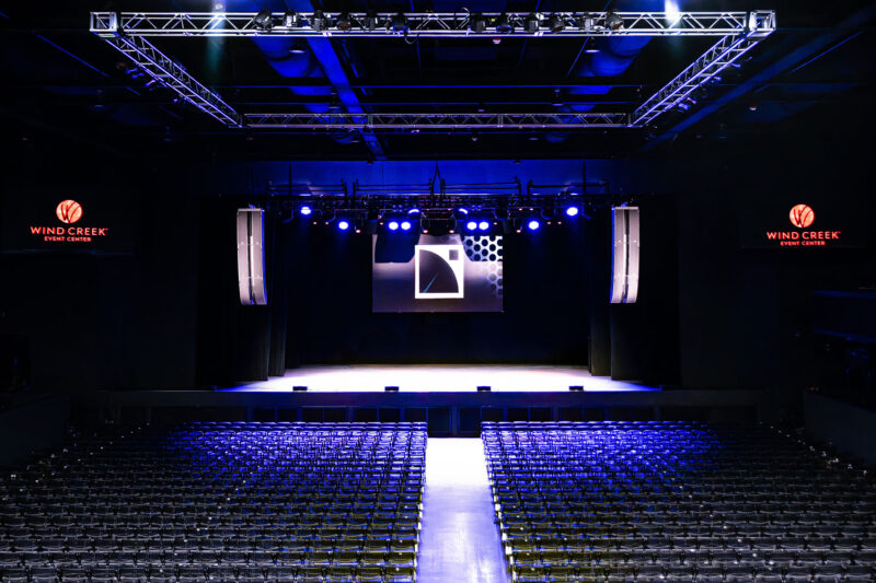 Wind Creek Event Center Installs One of the First L-Acoustics L Series Systems
