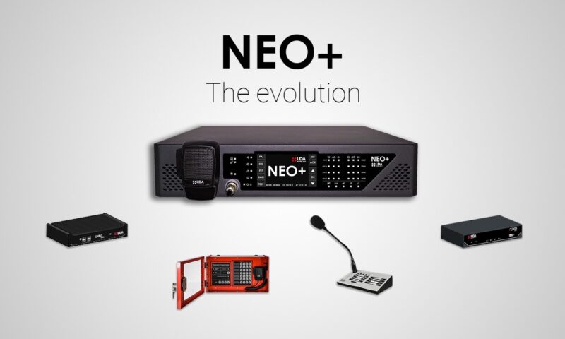 LDA Audio Tech Introduces Its New NEO+ System with Aes67, Redundant Controller and EVAC Platforms