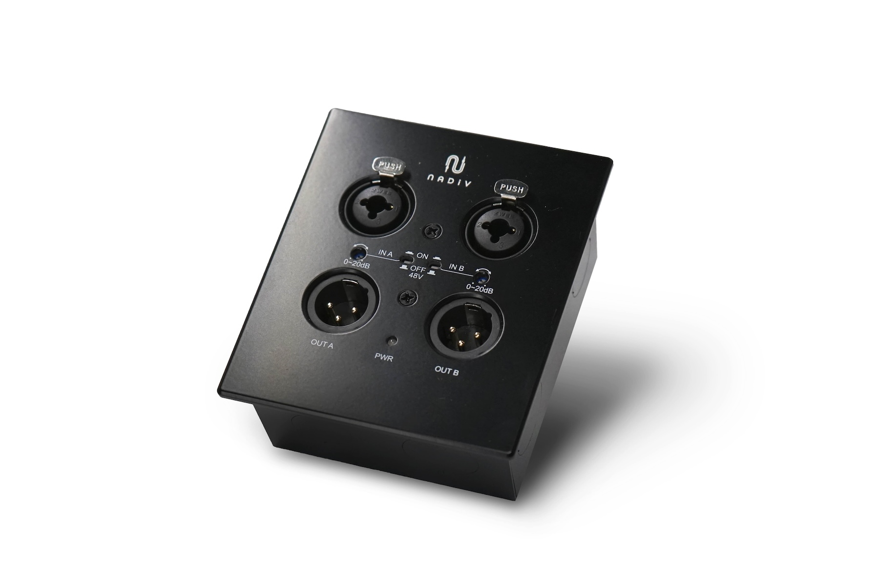 NADiV Audio 2x2 Wallplate