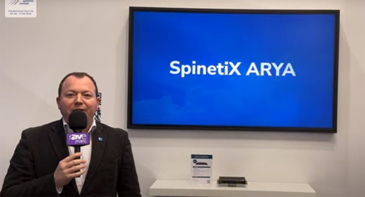 ISE 2024: SpinetiX Highlights ARYA Content Management System, Q-SYS Plugin for Video Wall Setup