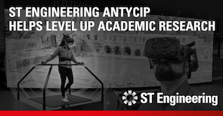 ST Engineering Antycip Helps Level up Academic Research With Europe’s First Infinadeck