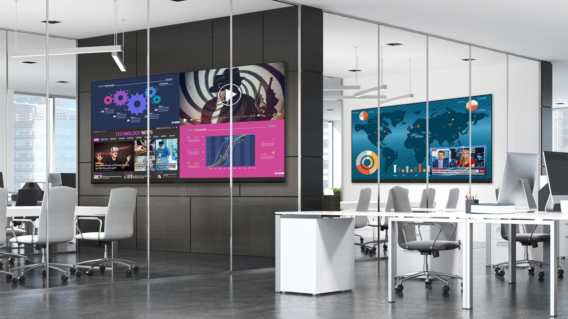 Planar UltraRes L Series All in One LED Display