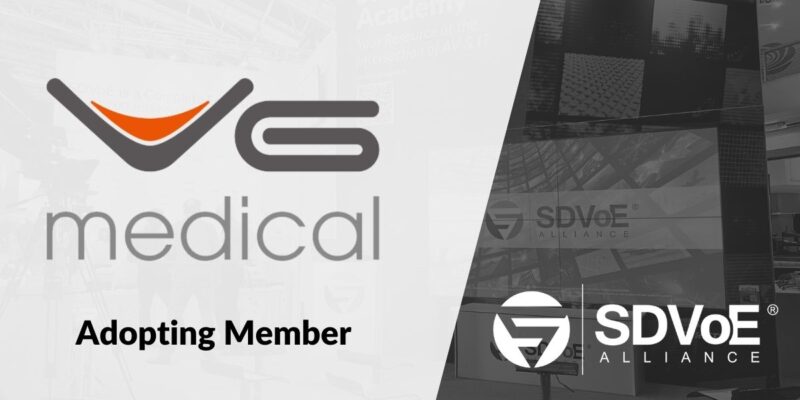 SDVoE Alliance Gains Medical Tech Company is Adding VG Medical