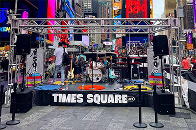 RF Venue Wireless Solutions Perform Flawlessly at Times Square Live Concert Series