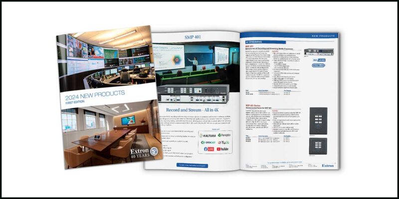 Extron Releases 2024 New Products Brochure