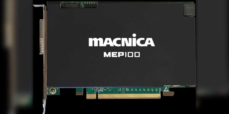 Maniac’s MEP100 Card Can Deliver AV-over-IP Uncompressed or With JPEG-XS Compression