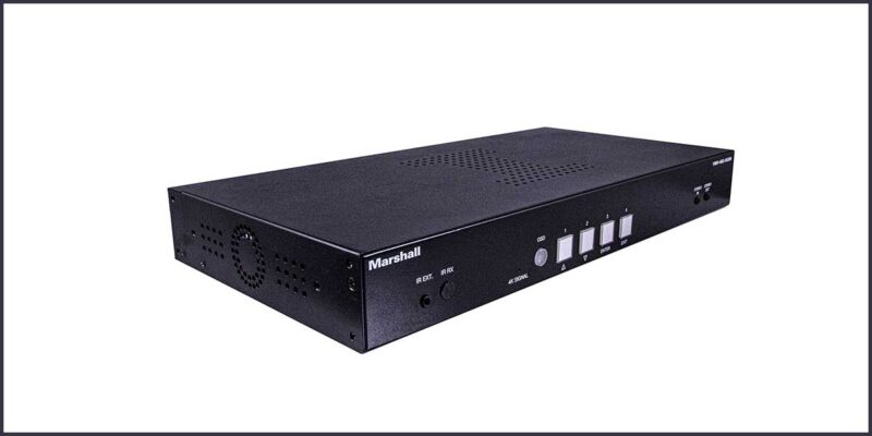 Marshall Targets ProAV and Broadcast With New VMV-402-3GSH Switcher