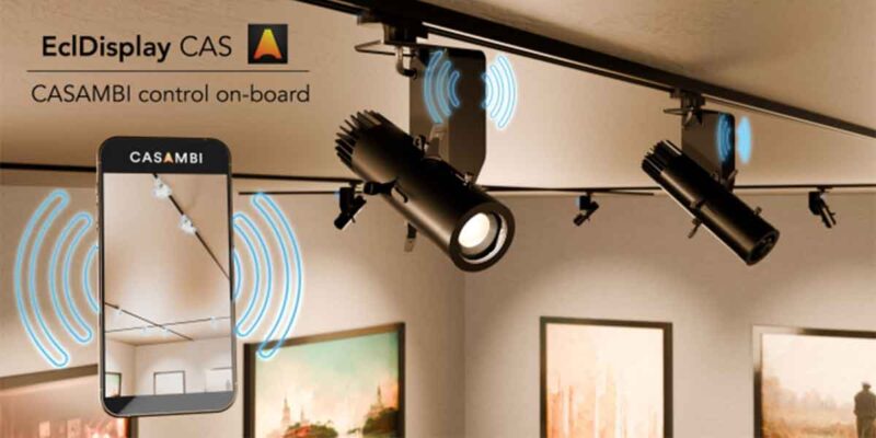 New PROLIGHTS EclDisplay CAS ProAV Lighting for Museums, Corporate Design and Has Bluetooth Control