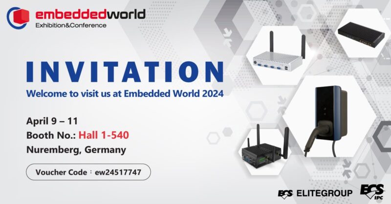 ECSIPC Presents New Fanless Box PC and ARM-based Digital Signage Solution at Embedded World 2024