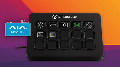 AJA Releases Free Stream Deck Plug-in for HELO Plus