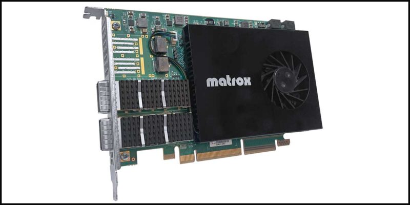 Matrox Video Adds Network Interface Cards for ProAV and Broadcast SMPTE ST 2110 Applications