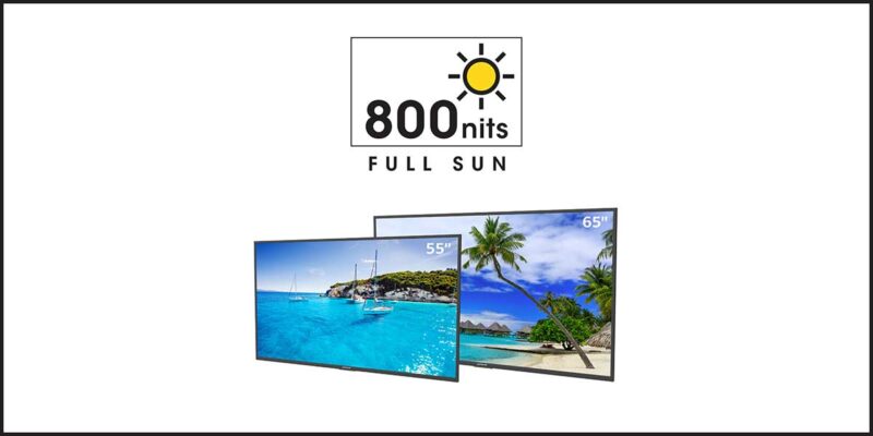 New Peerless-AV Line of Neptune TVs Are For Full Sun Applications