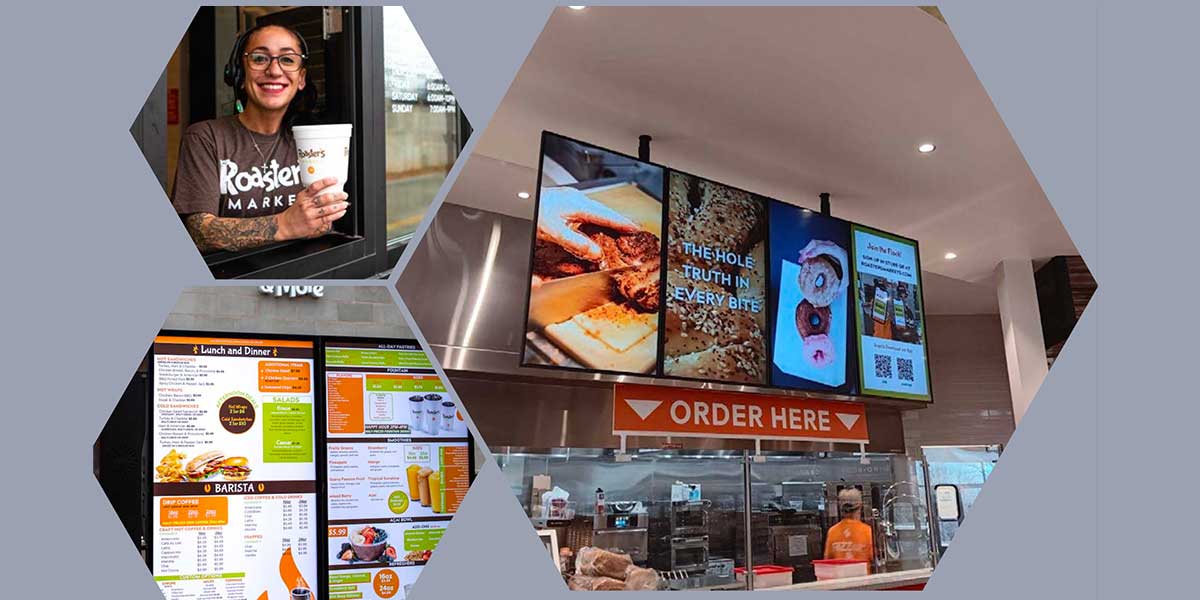 roasters market crimson av signagelive lg