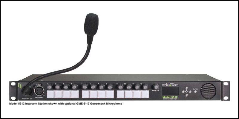 Studio Technologies Ships the Model 5312 Intercom Station