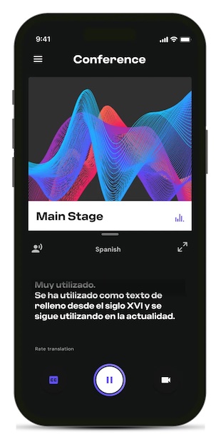 AI-powered Mixhalo Translate, integrated in L ISA 3.2, creates inclusive and accessible experiences across multiple spaces. AI-powered Mixhalo Translate, integrated in L-ISA 3.2, creates inclusive and accessible experiences across multiple spaces.