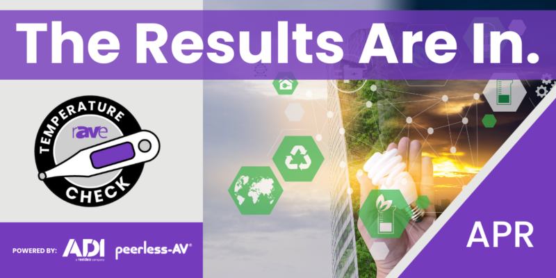 April 2024 Temperature Check Results: Sustainability