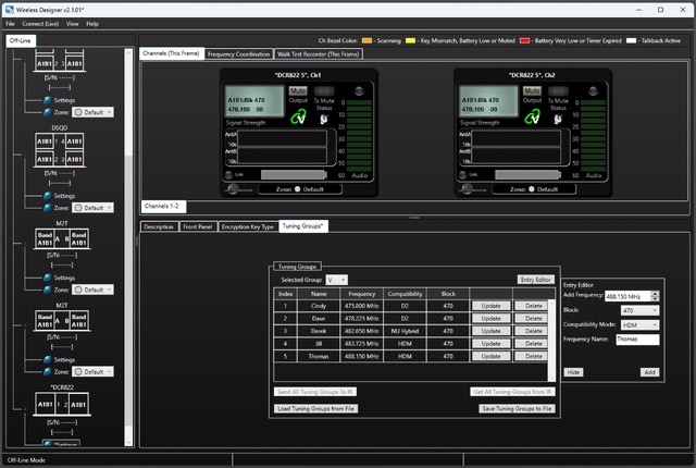 Lectrosonics Debuts V 2.1 Wireless Designer Software