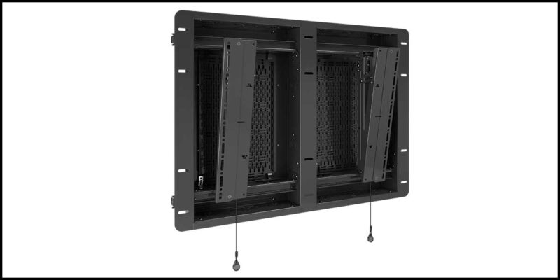 New Chief Tempo Flat Panel In-Wall Mount System is In-Wall LCD Mount With Storage