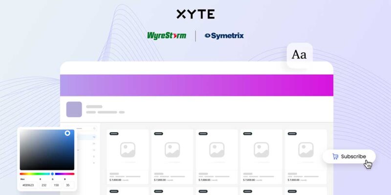 Symetrix and WyreStorm Launch Xyte-Powered E-Commerce Stores to Enable Product Features