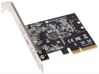 Sonnet Announces High-Performance USB-C 20Gbps PCIe Card With Support for 2,000 MB/s Data Transfers