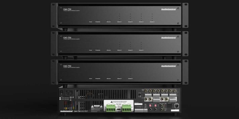AudioControl Debuts Three CM Series Amplifiers for Commercial and Residential AV Applications