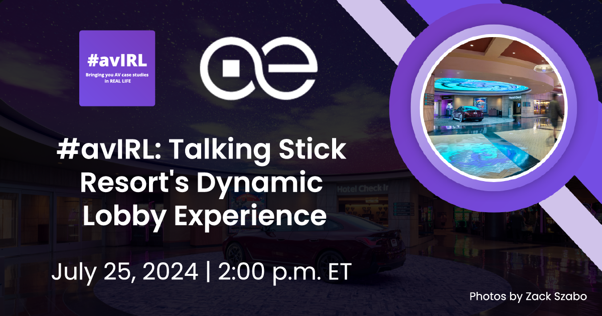 #avIRL Talking Stick Resort Dynamic Lobby Experience