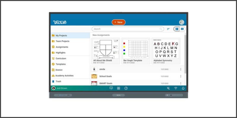 Wixie Now Built Into BenQ Boards