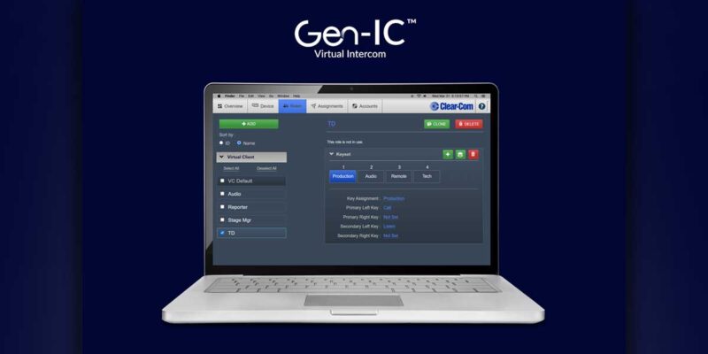 Clear-Com Ships Gen-IC Virtual Intercom