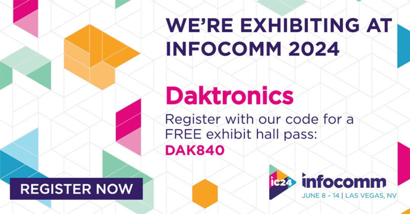 Daktronics to Show Flip-Chip COB Product at InfoComm 2024