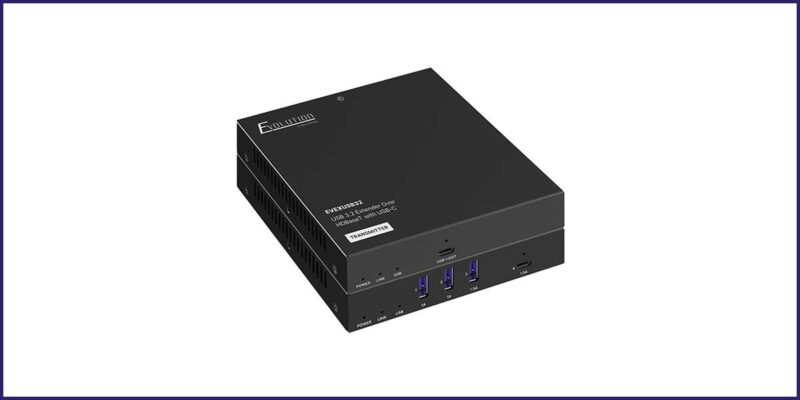 Vanco Intros EVEXUSB32 HDBaseT USB 3.2 & USB-C Extender for Up to 100 Meters