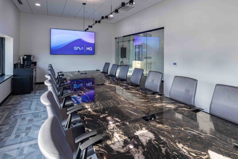 Wall-Sized LG dvLED Display and CLOi Robot Bring Savi’s New Commercial AV Experience Center to Life
