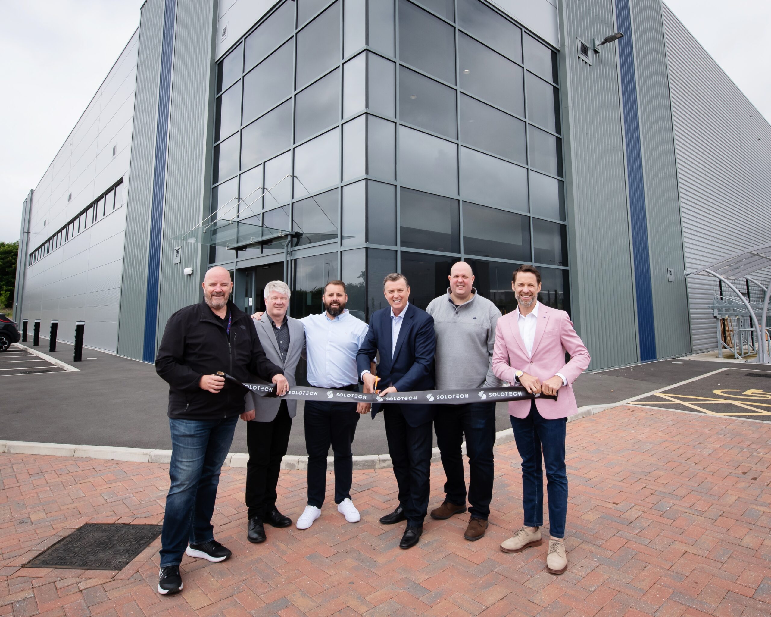 Solotech UK Manchester Ribbon Cutting