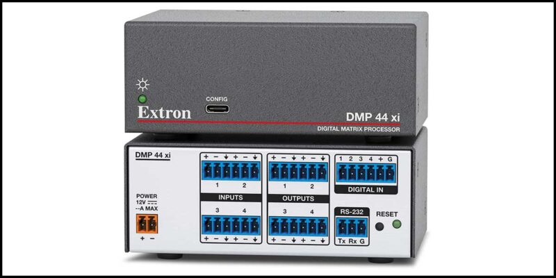 Extron 4×4 Audio Mixer, DMP 44 xi, Ships