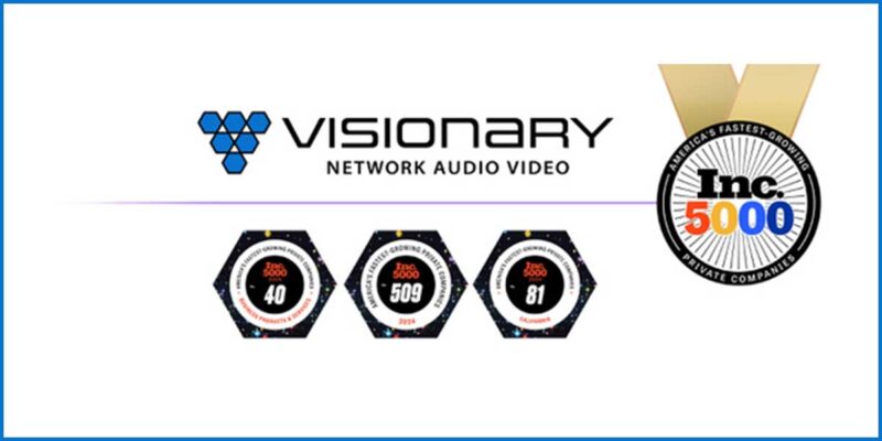 Visionary Makes Inc. Magazine Top 5000 List at 509