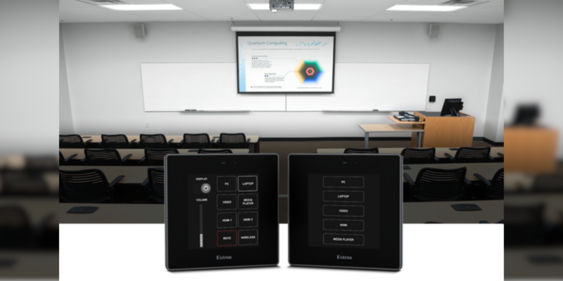 Extron Debuts MLC Plus 400 Control System and 4” Color Touchscreen Controller Combo