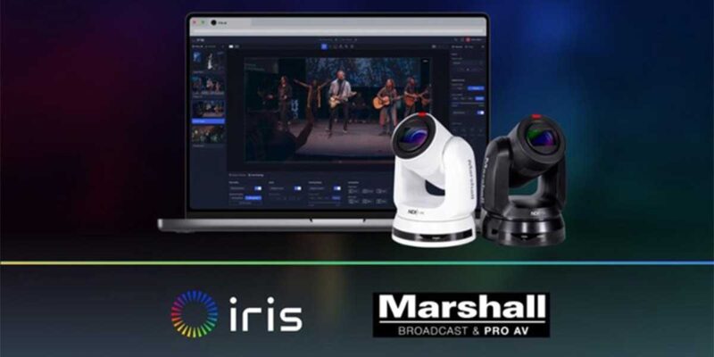Marshall Embeds Iris AI into Its PTZ Cameras