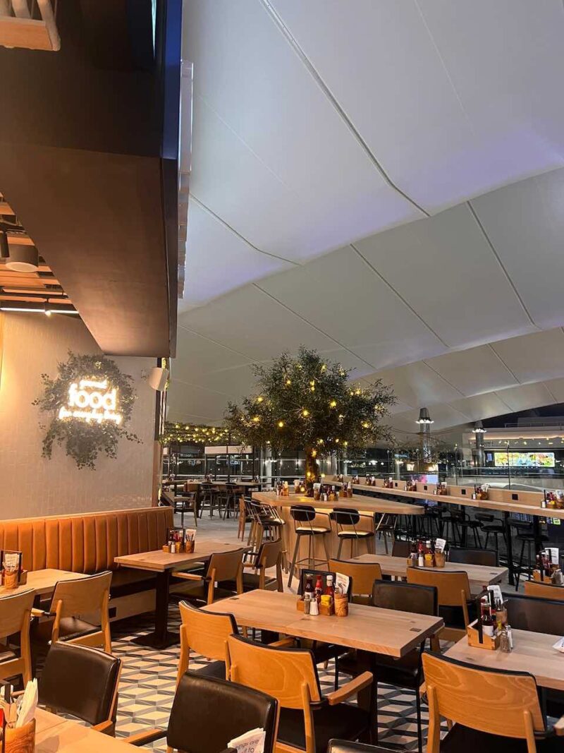 Wharfedale Pro Amplifiers Deliver Laid-Back Dining at Heathrow Airport