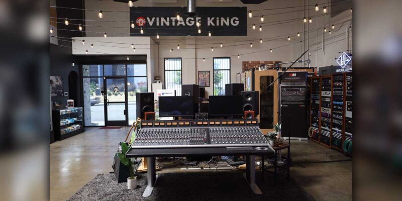 Vintage King Installs Harrison Audio 32Classic at its Los Angeles-based Showroom