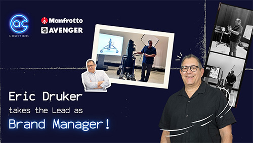 Eric Druker Promoted to Brand Manager Supporting Avenger and Manfrotto